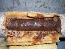 Fig. 1: Example of corrosion under insulation